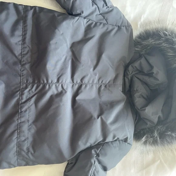 Navy Blue Pajar Canada Winter Parka with Fur Hood - Picture 7 of 7